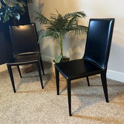 2 Frag Leather Chairs 