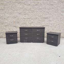 Gray Matte Bedroom Dresser Set!