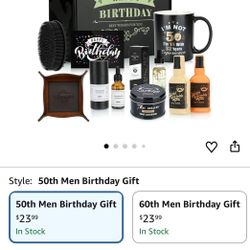 50th Birthday Gift Box For Men