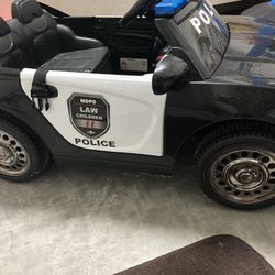 Police car for toddlers only