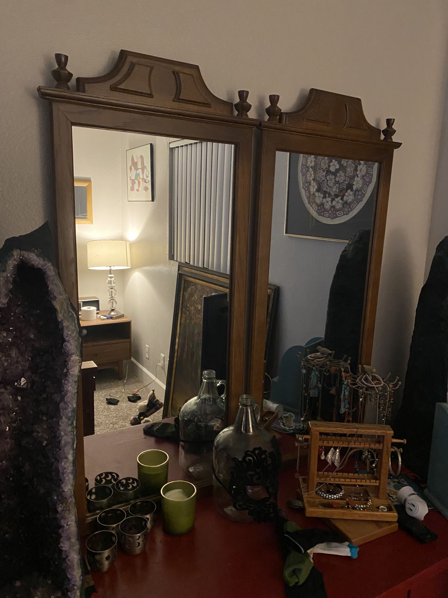 FREE Vintage Matching Dresser Mirrors