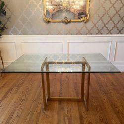 Designer Modern Glass Dining Table