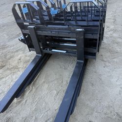 Skid Steer Fork Attachment 