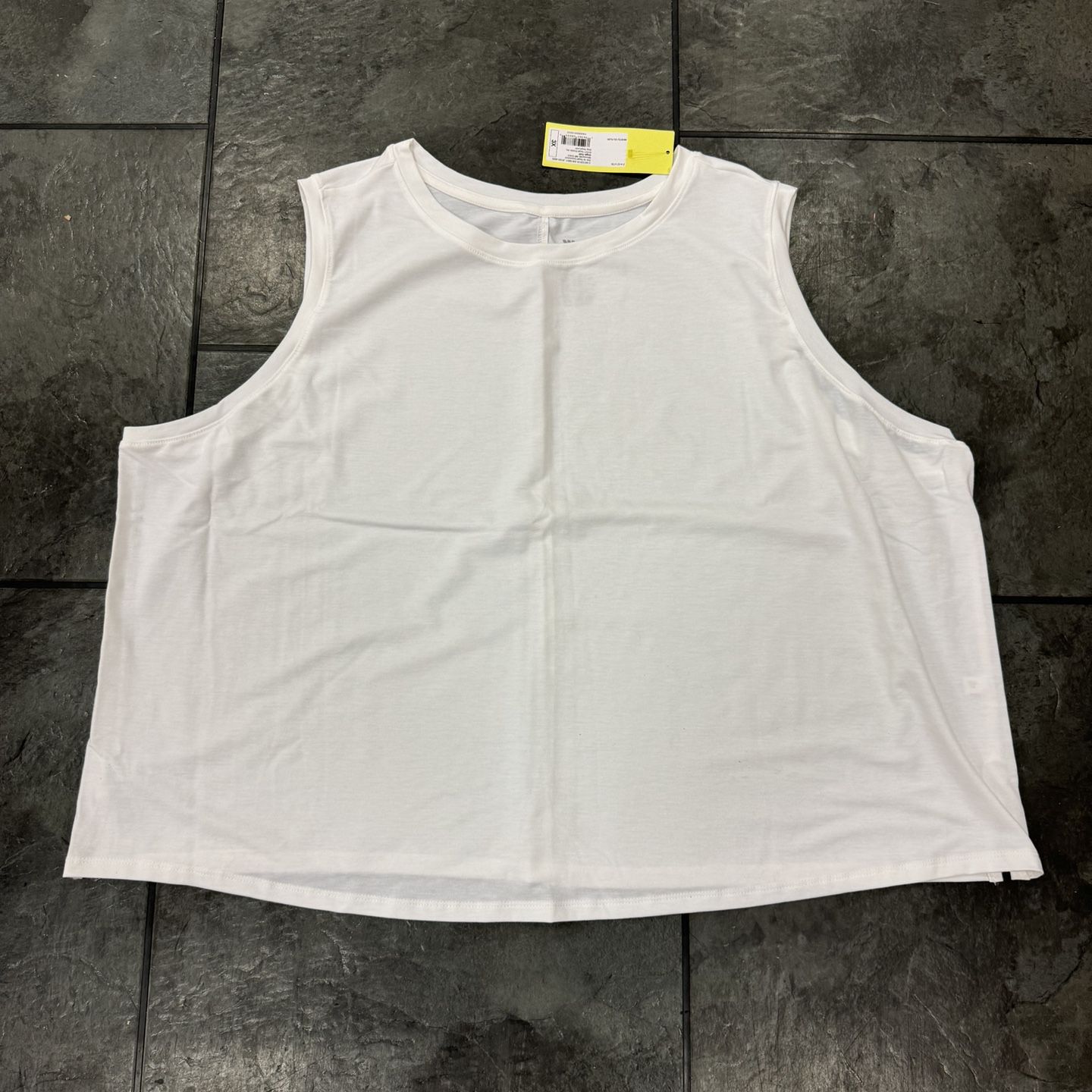 Women's Cropped Active Tank Top - All in Motion™ White 3X