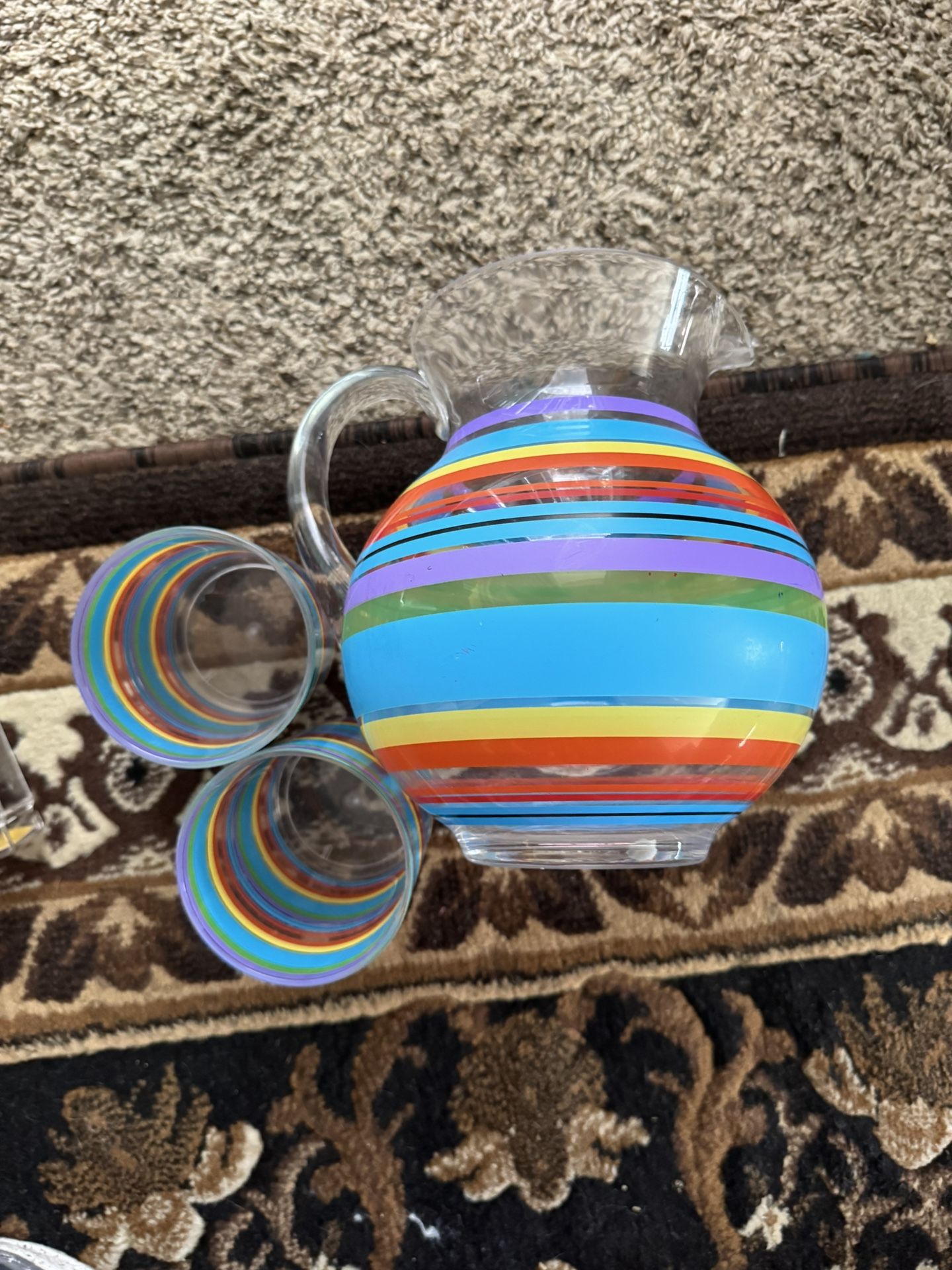 Pitcher w Two Glasses