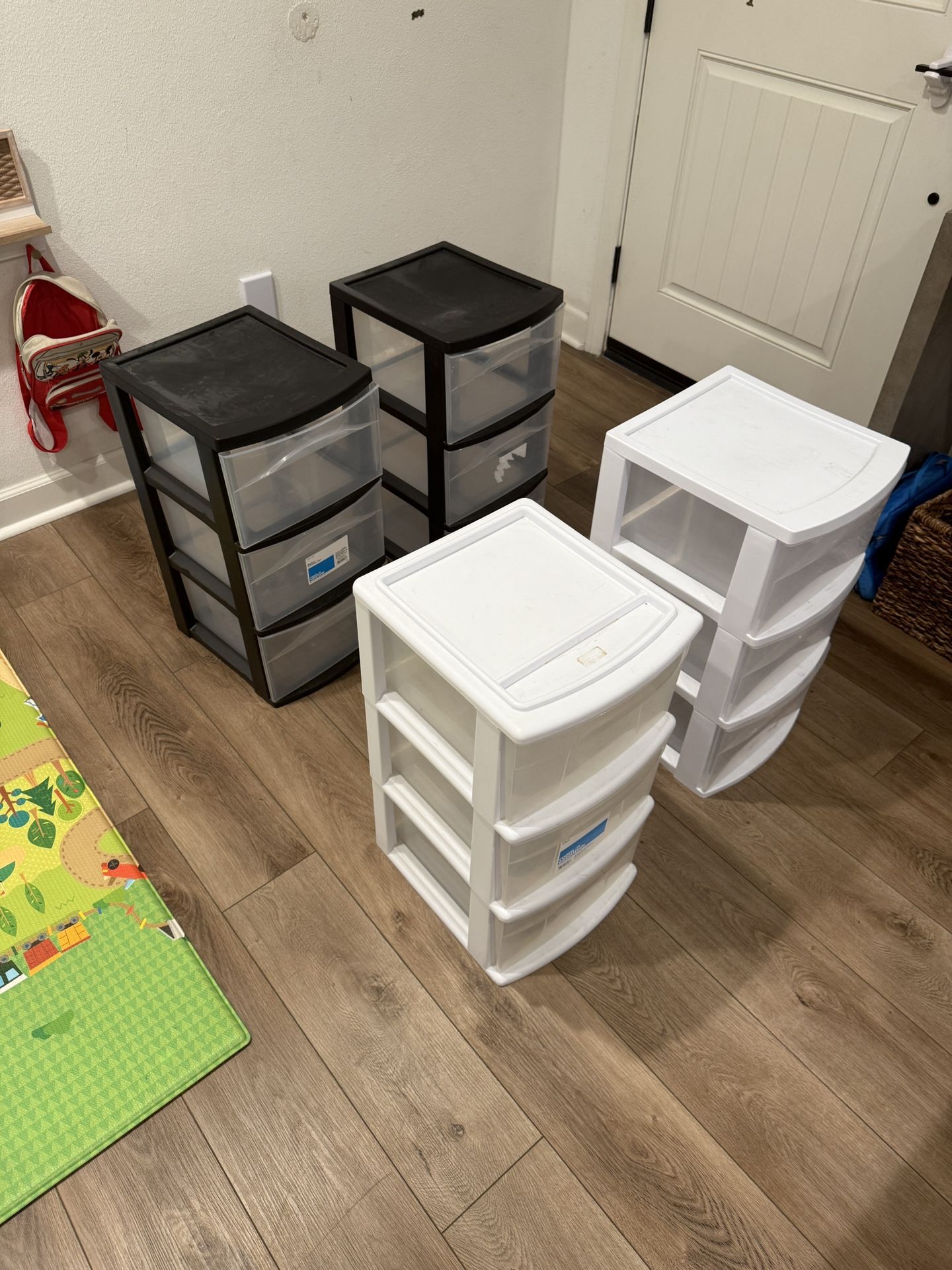 3 Drawer Plastic containers 
