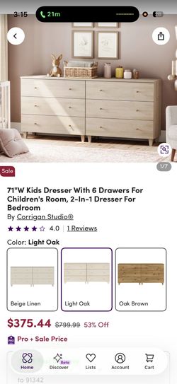Dresser Light Oak