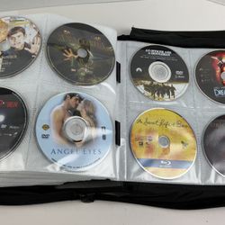 Lot of 352 DVDs in Storage Binder Action Sci-fi  Adventure