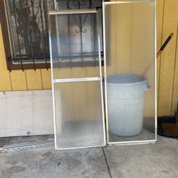 Bathroom Shower Door + Fixtures