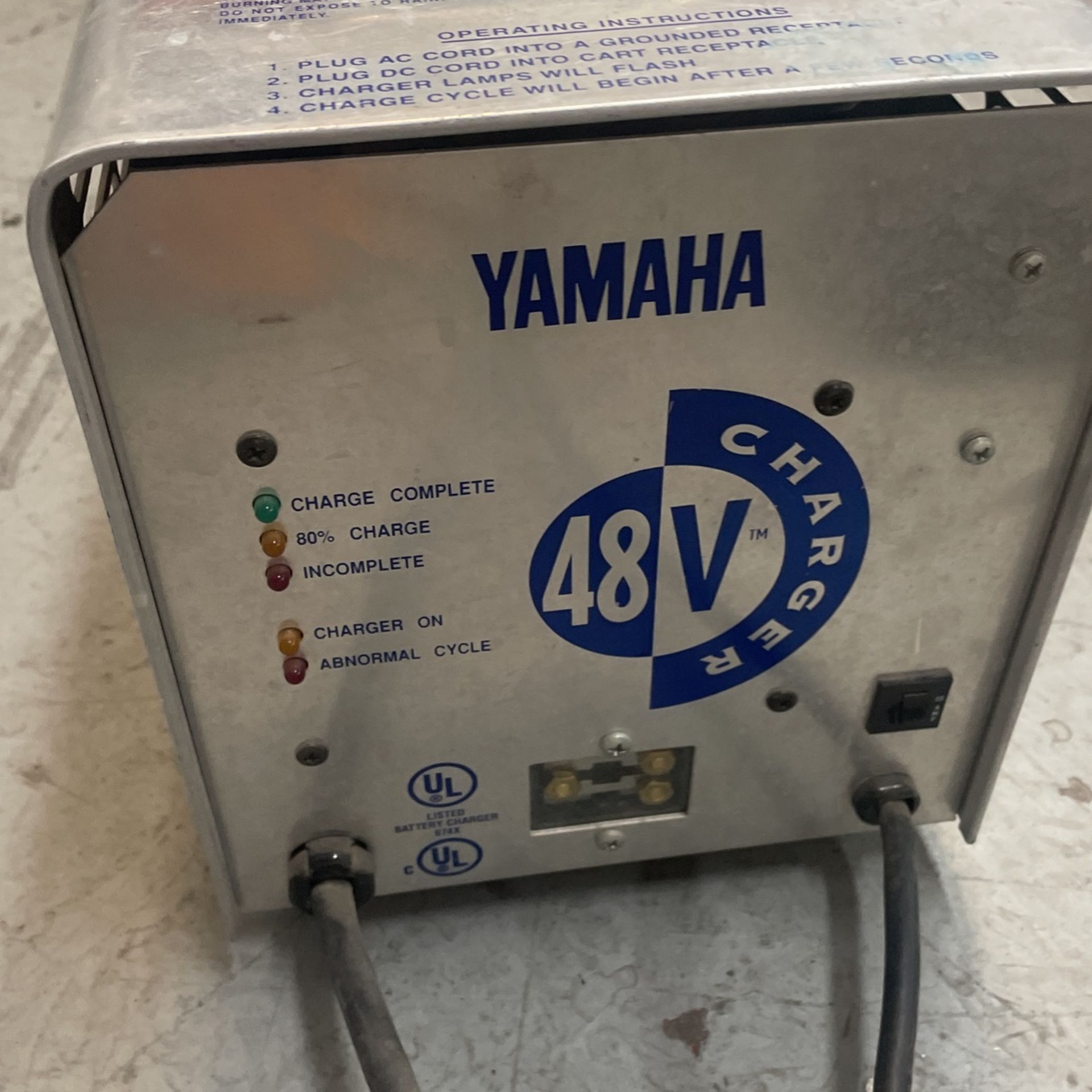 Yamaha 48v Golf Cart Charger - Works Great