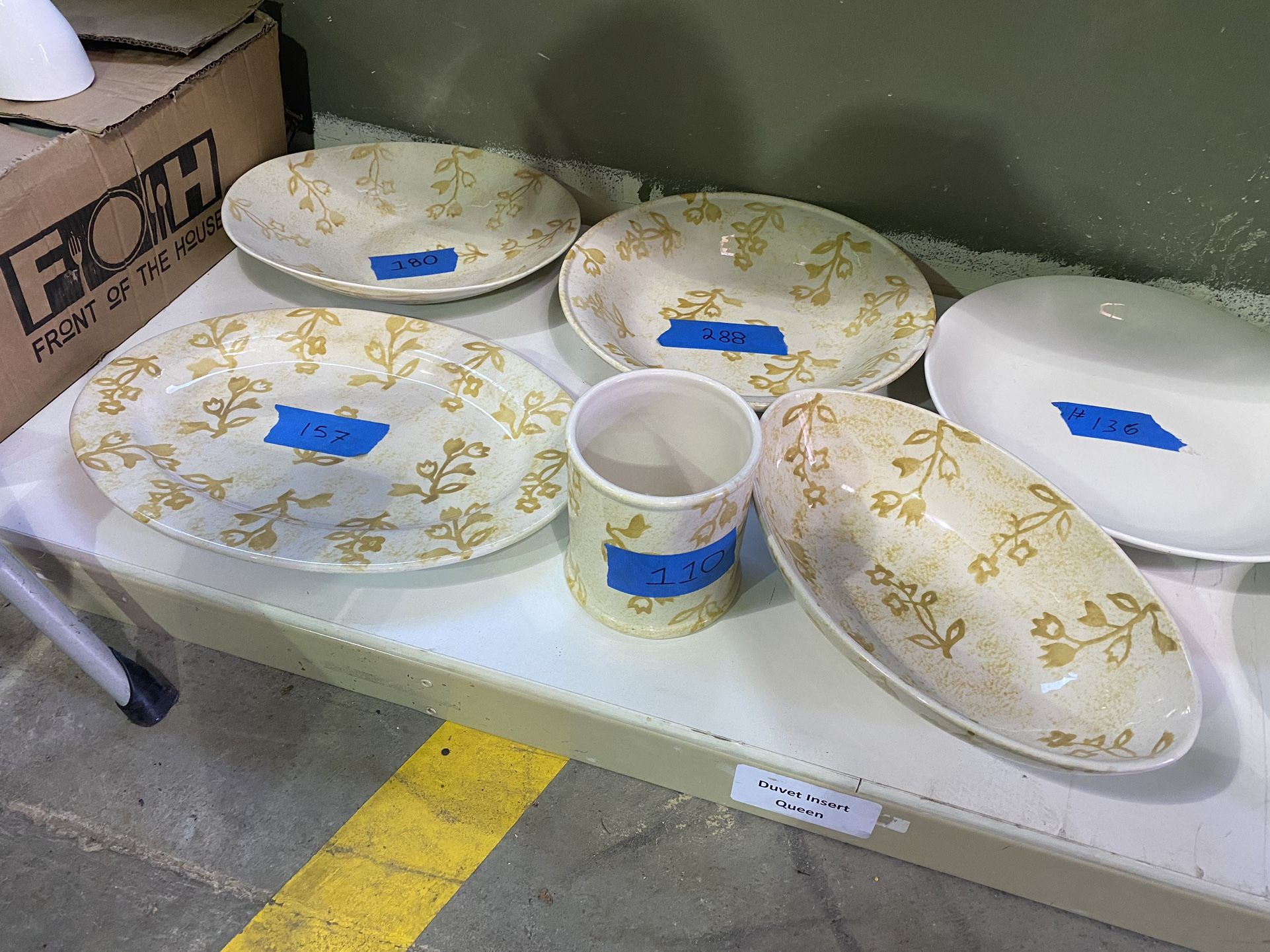 BEAUTIFUL BOWLS, PLATES, PLATTERS $1 Each!!!!!