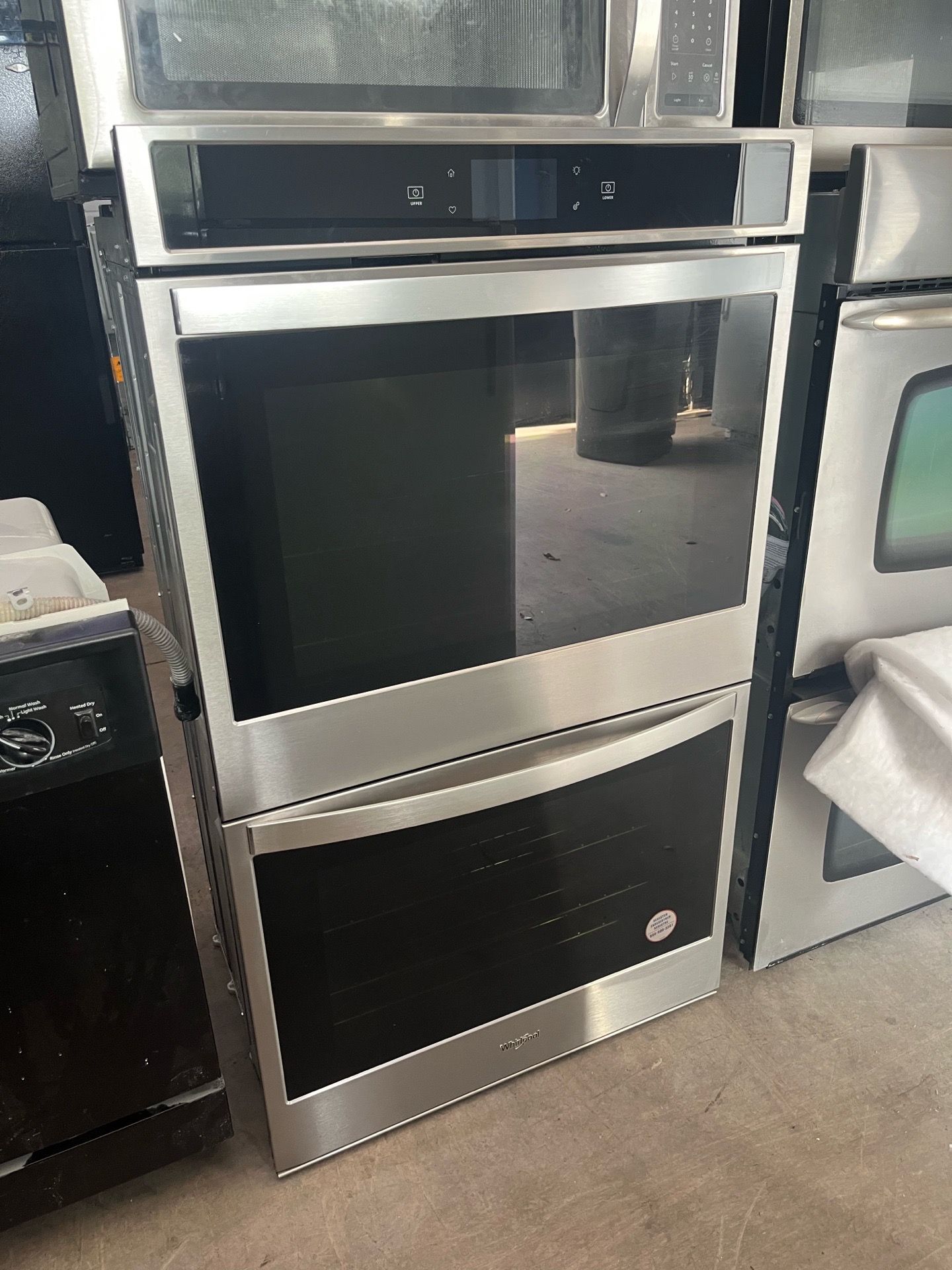 Stainless steel double wall oven
