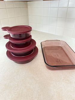 Pyrex Visions Cranberry