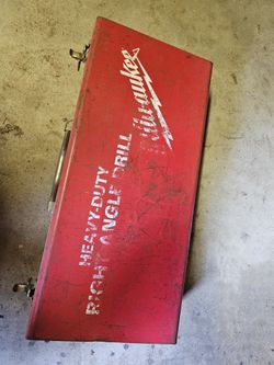 Milwaukee Angle Drill Corded With Metal Case