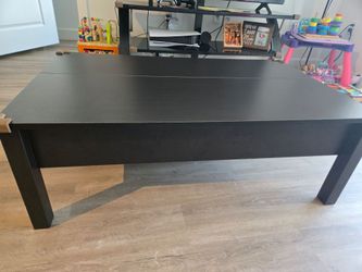 Black Rectangular Center  Table
