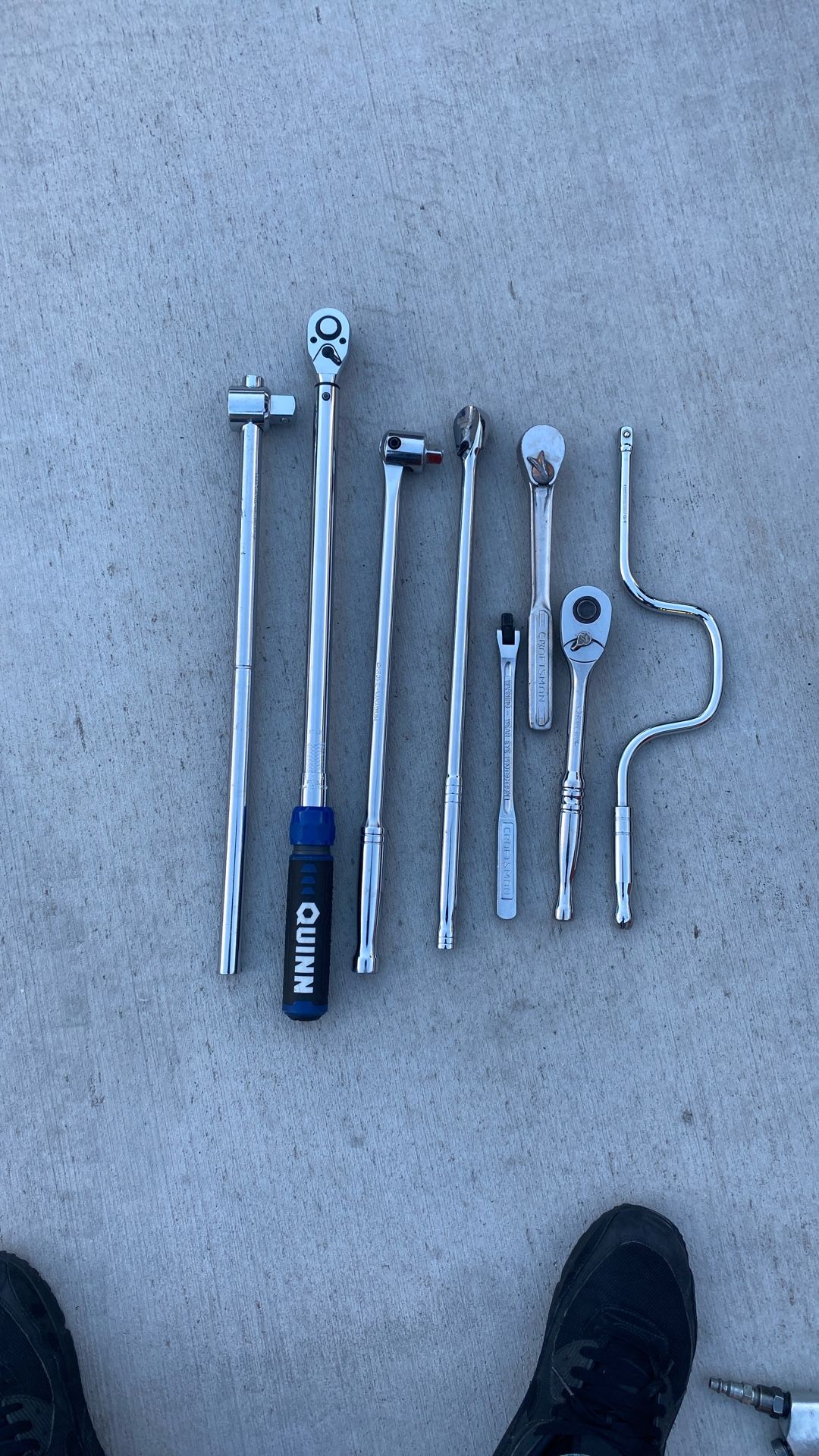 Torque wrench breaker bar ratchet