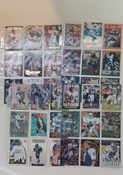 DALLAS COWBOYS 1990'S FOOTBALL CARDS IN BINDER