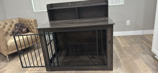 Dog Crate with Top Shelving - pick up only