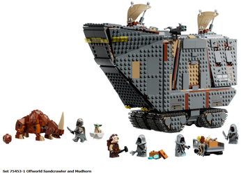 75453 Offworld Sandcrawler and Mudhorn