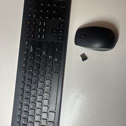 Dell Wireless Keyboard + Mouse Pc Computer Desktop