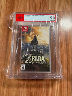 Legend of Zelda Breath of the Wild PSA 9.8 sealed A++