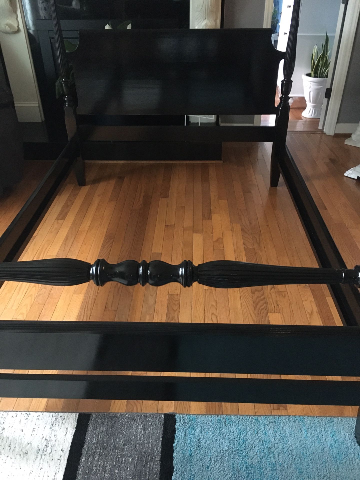 Mahogany bed frame