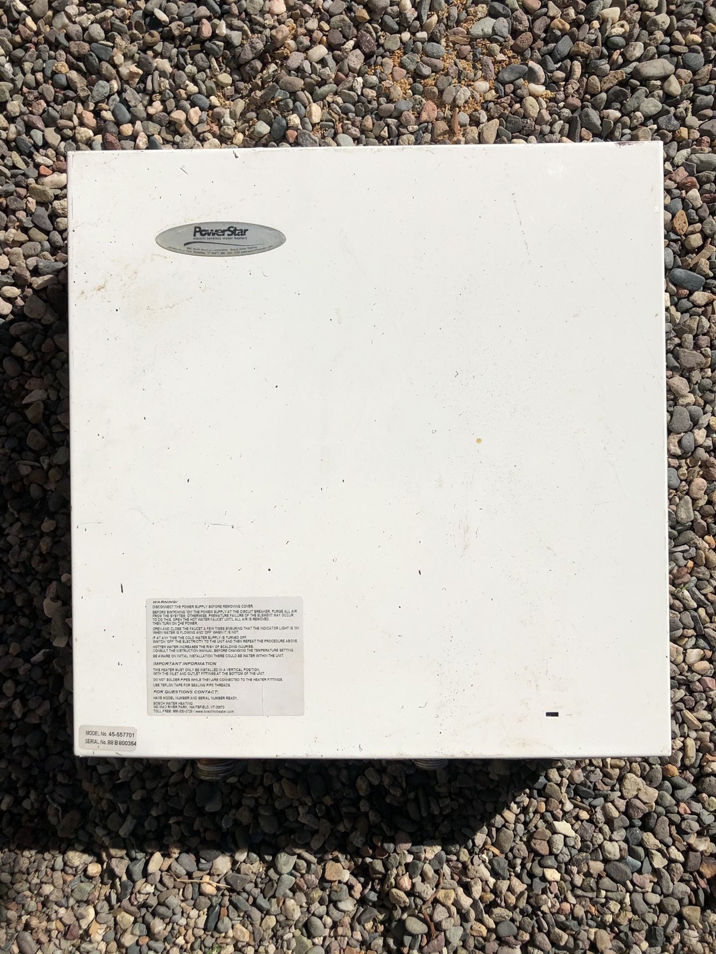 Power Star Electric Water Heater (READ FIRST)