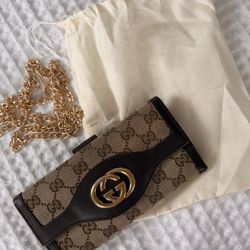 Gucci Wallet and Gold Should Strap