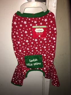 Brand new Christmas dog pajamas, small dog