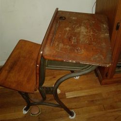 Vintage School Desk