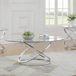 Chrome Coffee table Modern  Mesas Cromadas Modernas