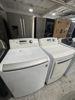 LG Top Load Washer and Dryer Set