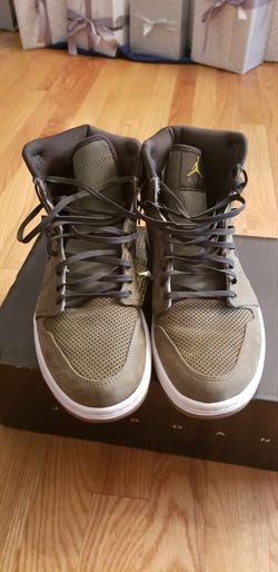 Jordan 1 army green suede