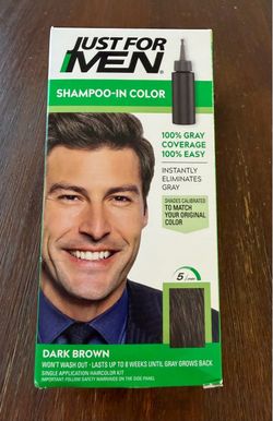 Just For Men Shampoo-In Color Dark Brown
