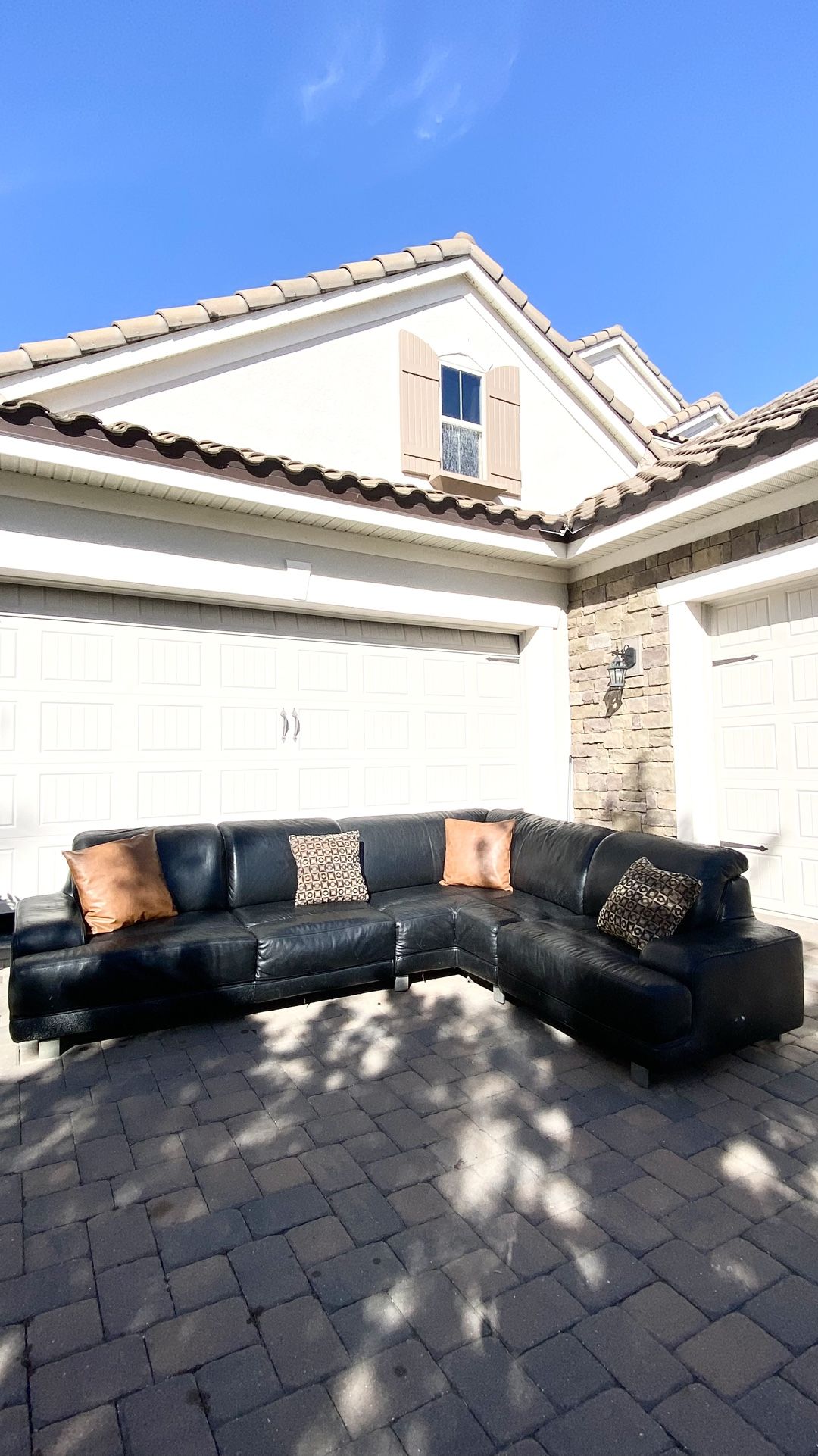 Gamer Leather Sectional  Sofa