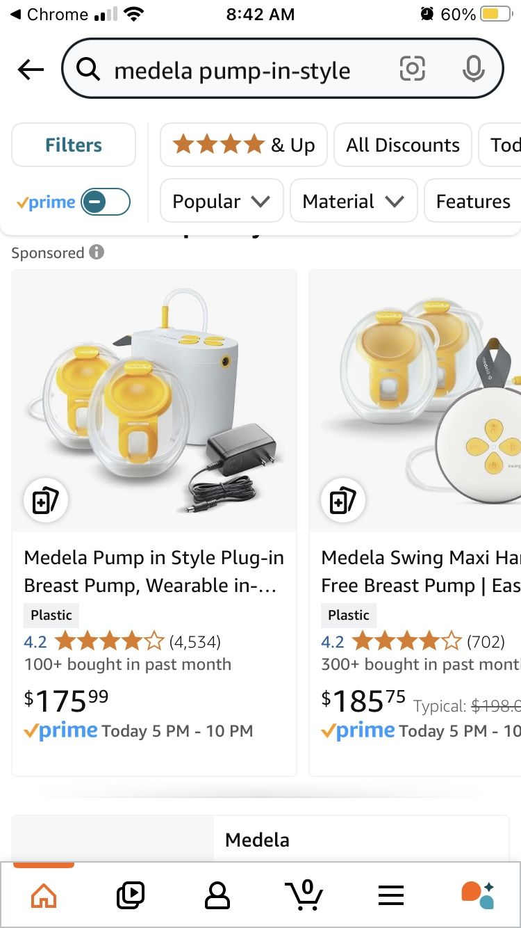 New In Box Medela Pump in Style Hands Free