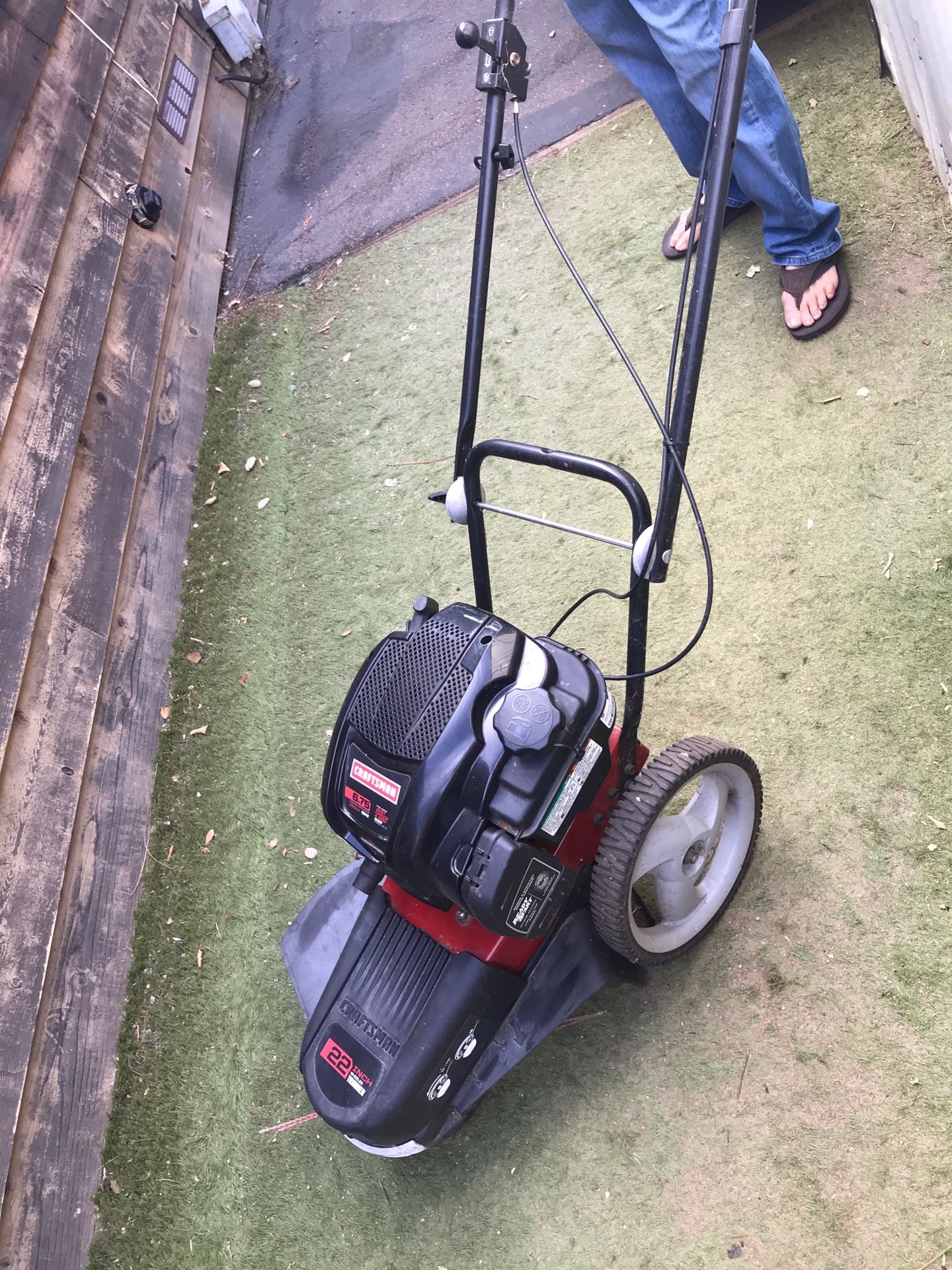 Craftsman 4- Cycle High Wheel Gas Trimmer