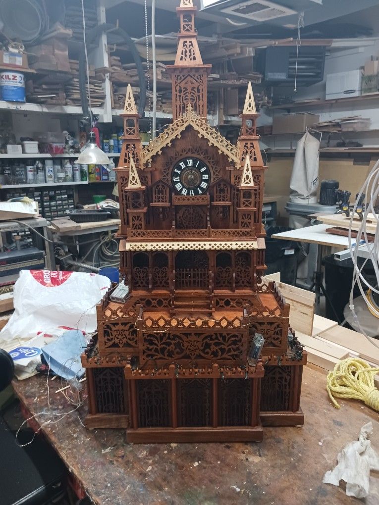 Wooden Church Clock