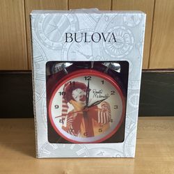 Vintage 1980’s Ronald McDonald Two Bell Alarm Clock (Works)
