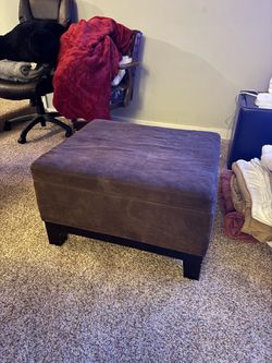 Brown Ottoman Storage
