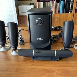 Dell MMS 5650 Home Theater Speaker System 5.1 Surround Sound