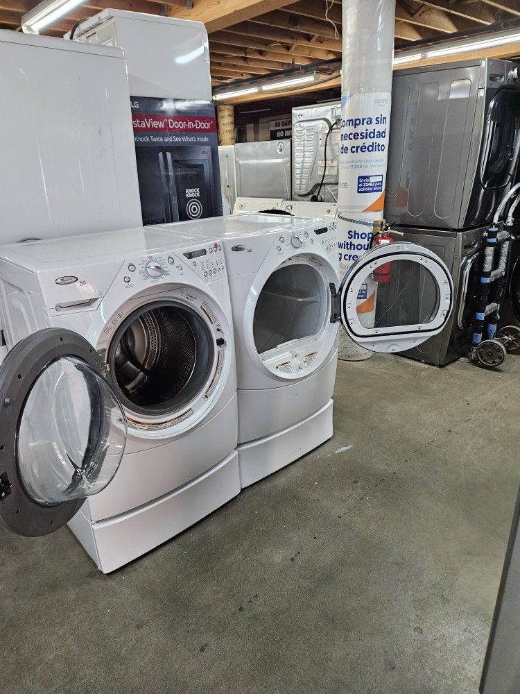 Blow Out Sale Warehouse Full Of Nice Refurbished Reconditioned Certified Refrigerator Washer Dryer Stove Oven Stackable Samsung GE WHIRLPOOL LG MAYTAG
