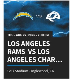 Chargers vs Rams