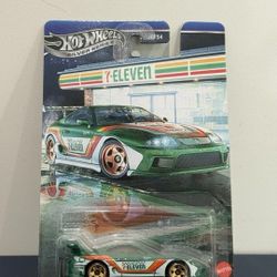 🔥Hot Wheels Toyota Supra 7-Eleven – Silver Series JDM🔥
