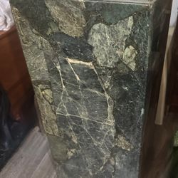 Maitland Smith Decorative Tessellated Marble Pedestal Stand