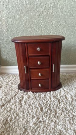 Cherry Wood Jewelry Box