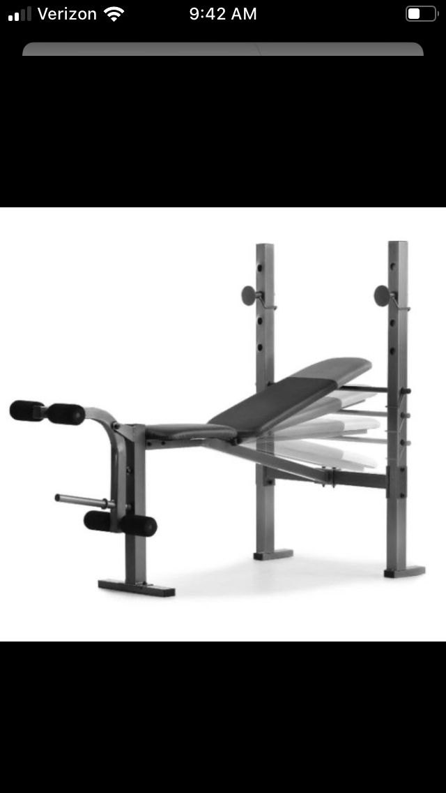 Work out Bench and rack