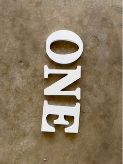 ONE letters