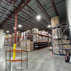 Pallet Racking Beams Uprights Wire Decks Delivery Install Forklift