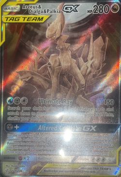 Arceus & Dialga & Palkia Gx (Alternate Full Art)